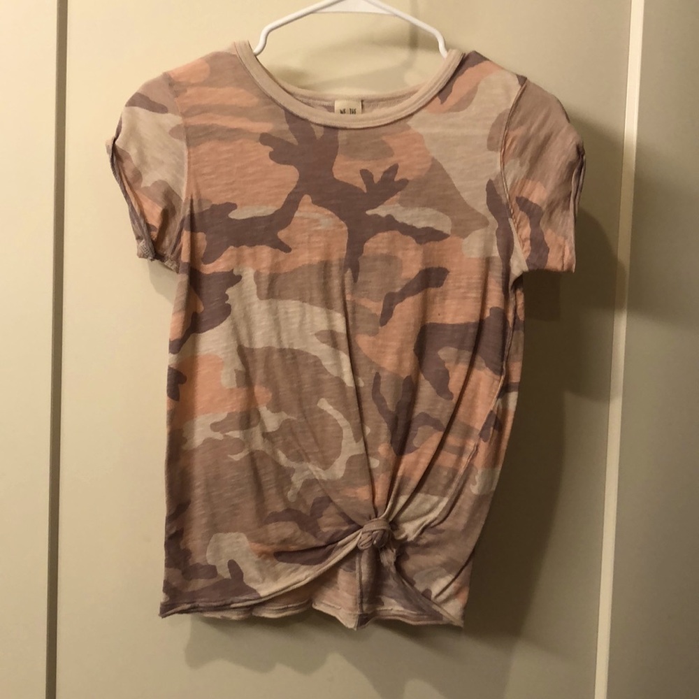 Free People | We The Free - blush camo tee, xs